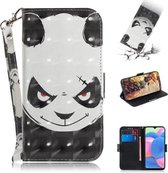 Voor Galaxy A50s 3D Gekleurde Tekening Horizontale Flip Leren Case met Houder & Kaartsleuf & Portemonnee & Lanyard (Angry Bear)