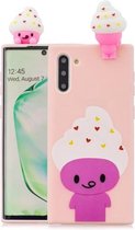 Voor Galaxy Note 10 schokbestendige Cartoon TPU beschermhoes (ijs)