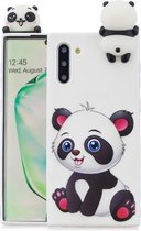 Voor Galaxy Note 10+ schokbestendige Cartoon TPU beschermhoes (Panda)