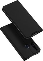 Voor Galaxy A20s DUX DUCIS Skin Pro Series horizontale flip PU + TPU lederen tas, met houder en kaartsleuven (zwart)
