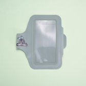 2 STKS Icarerfamily Buitensporten Elastische waterdichte hardlooparmtas Mobiele telefoon Polszak (grijs)