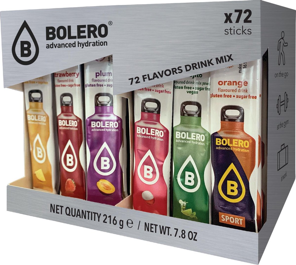 verrader psychologie karton Bolero mix-pakket 72 smaken | bol.com