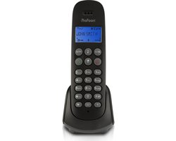 Profoon PDX-300 DECT telefoon - Telefoonboek met ruimte voor 50 nummers - Zwart