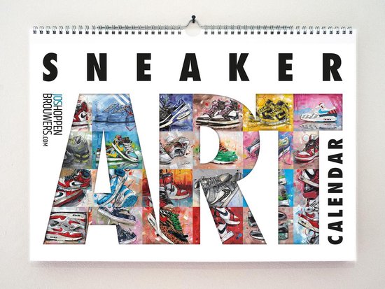 Nike sneaker art kalender (297x210mm) | bol.com