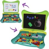 magnetic play desk-play smart- wit bord-krijtbord-magnetische letters en cijfers