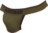 Barcode Berlin Kavan Jockstrap Green-Black - MAAT L - Heren Ondergoed - Jockstrap voor Man - Mannen Jock