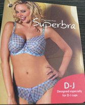 Panache superbra Lingerie Fiesta BH - underwired balconnet bra - groen licht paars - maat J70