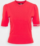 Karl Lagerfeld - Top - Logo - Oranje - M