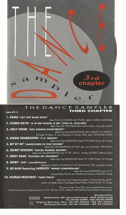 The Dance Sampler 3 RD Chapter