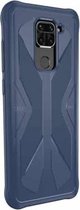 Voor Xiaomi Redmi Note 9 Butterfly Shadow Shockproof Rubber TPU beschermhoes (blauw)