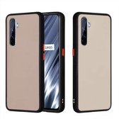 Voor OPPO Realme X50 Pro Skin Hand Feeling Series Schokbestendig Frosted PC + TPU beschermhoes (zwart)