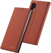 Voor Galaxy Note 10 Plus LC.IMEEKE LC-002-serie Huid Handgevoel PU + TPU Horizontale flip lederen tas met houder & kaartsleuf & portemonnee (bruin)