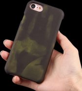 Voor 4,7 inch iPhone 8 & 7 warmtegevoelige telefoonhoes siliconen beschermhoes achterkant (groen)