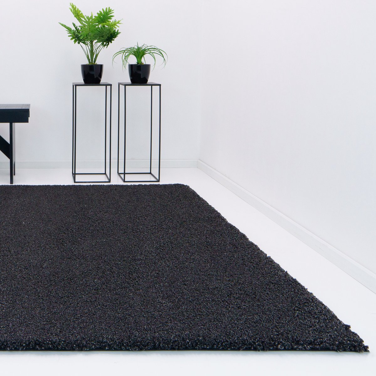 Vloerkleed Xilento Grandeur Antraciet | 160 x 240 cm