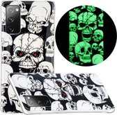 Voor Samsung Galaxy S20 FE Luminous TPU mobiele telefoon beschermhoes (Ghost Head)