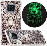 Voor Geschikt voor Xiaomi Mi 10T Lite 5G Lichtgevende TPU beschermhoes voor mobiele telefoon (Leopard Tiger)