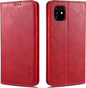 Voor Samsung Galaxy Note 10 Lite AZNS Retro Textuur Magnetische Horizontale Flip PU Leather Case met Houder & Kaartsleuven & Fotolijst (Rood)