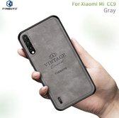 PINWUYO Schokbestendige waterdichte volledige dekking PC + TPU + huidbeschermhoes voor Xiaomi Mi CC9 / CC9 Mito Custom Edition (grijs)