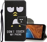 Voor Geschikt voor Xiaomi Redmi 8 Gekleurde tekening patroon Horizontale flip lederen tas met houder & kaartsleuven & portemonnee (Penguin)