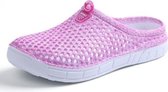 Hollow Hole Shoes Licht en Ademend Home Half Slippers Strandschoenen voor Dames, Maat: 41 (161Pink)