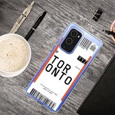 Voor OnePlus 9 Boarding Pass Series TPU telefoon beschermhoes (Toronto)