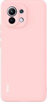 Voor Geschikt voor Xiaomi Mi 11 5G IMAK UC-2-serie schokbestendige volledige dekking Soft TPU-hoes (roze)