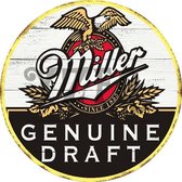 Retro Muur Decoratie uit Metaal Belgische Bieren 4 Miller