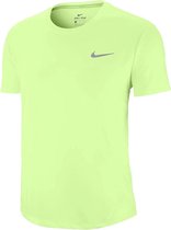 Nike - Miler Top Short Sleeve Women - Hardloopshirt - XL - Groen