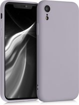 kwmobile telefoonhoesje voor Apple iPhone XR - Hoesje voor smartphone - Back cover in lila wolk
