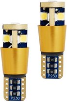 Lampen LED CANBUS T10 10x2835 12V, cold white light.