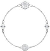 Swarovski Remix Strand Snowflake Armband  (Lengte: 18.50 cm) - Zilver