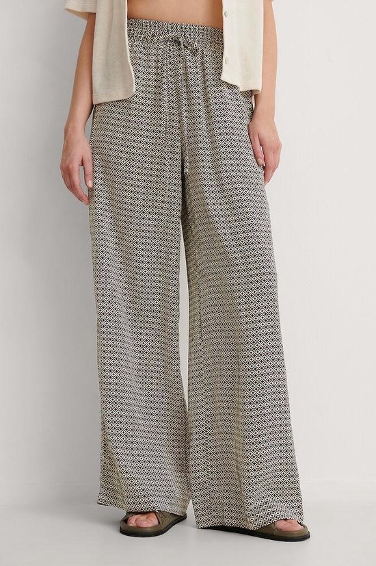 NA-KD Palazzo Vrouwen Broek - Multi Colour Print - Maat EU 36 | bol.com