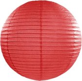 Partydeco - Decoratieve lampion rood 20 cm - Lampion sint maarten - lampionnen - Sint maarten optocht - lampionnen papier
