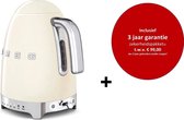 SMEG KLF03CREU waterkoker + drie jaar garantie