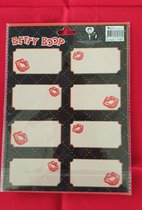Betty Boop  Schooletiketten ,  24 etiketten,  School, Etiketten , Zelfklevend