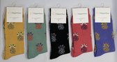 Hipperboo® 5 Paar Bamboe Sokken | Maat 41-46 | Heren sokken | Kleurenmix
