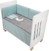 Interbaby Dekbedtextiel Universum 62 X 126 Cm Groen 3-delig