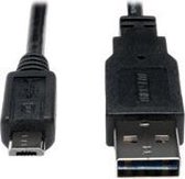 Tripp Lite UR050-001-24-10 USB-kabel 0,3 m USB 2.0 USB A Micro-USB B Zwart