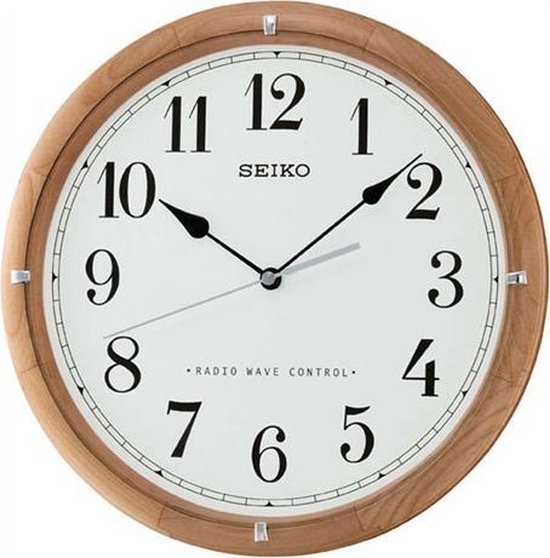 Belle horloge Radio pilotée de la marque Seiko QXR208Z | bol.com