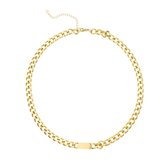 Etos x BiSjU Jewellery | Ketting | Grove Schakel | Gold Plated | Stainless Steel