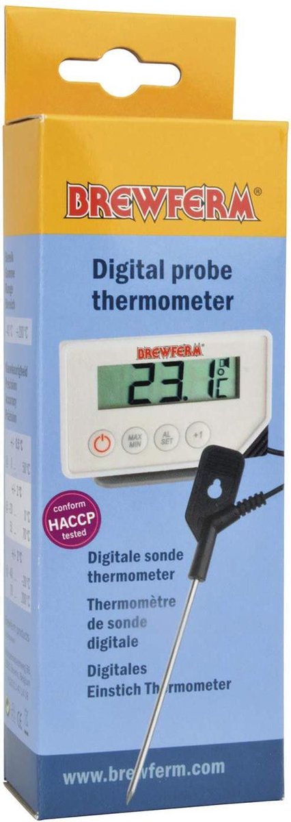 Digital probe thermometer Brewferm