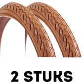 Fietsband - Buitenband - Set van 2 - 24 x 1.75 (47-507) bruin