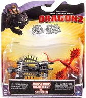 Hoe Tem je een Draak Monstrous Nightmare VS Snuffer - Actiefiguren - 7 cm
