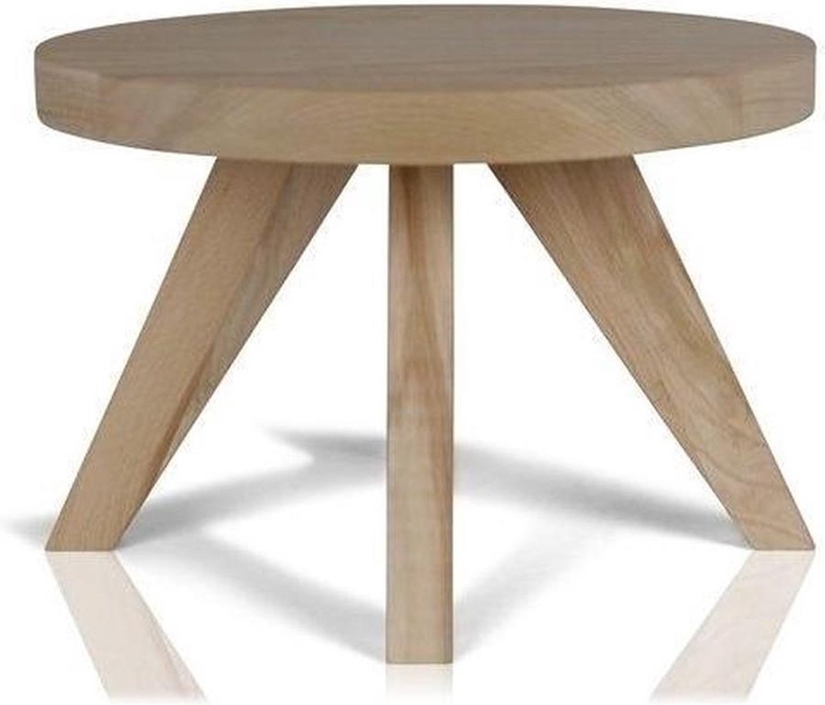 Fondo Plantentafel voor binnen - Plantenstandaard - Plantenkruk - Krukje - Hout - 25 x 12 cm