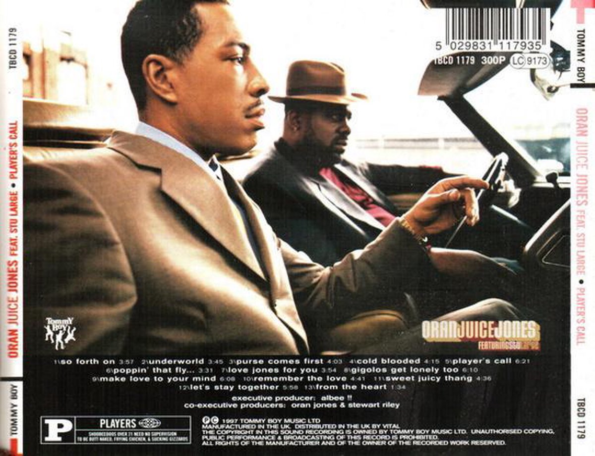 Player's Call, Oran Juice Jones CD (album) Muziek