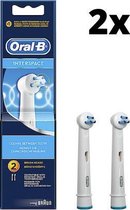 Oral-B Interspace Opzetborstels - 2 x 2 stuks - Voordeelverpakking