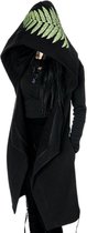 Restyle Lange cardigan -XL- Fern Forest Witch Zwart