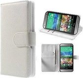 HTC One Mini 2 Hoesje Wallet Case Wit