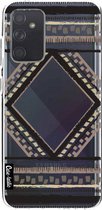 Casetastic Samsung Galaxy A72 (2021) 5G / Galaxy A72 (2021) 4G Hoesje - Softcover Hoesje met Design - Oriental Stripes Print