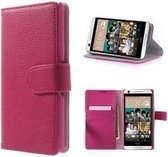 HTC Desire 626 Hoesje Wallet Case Roze